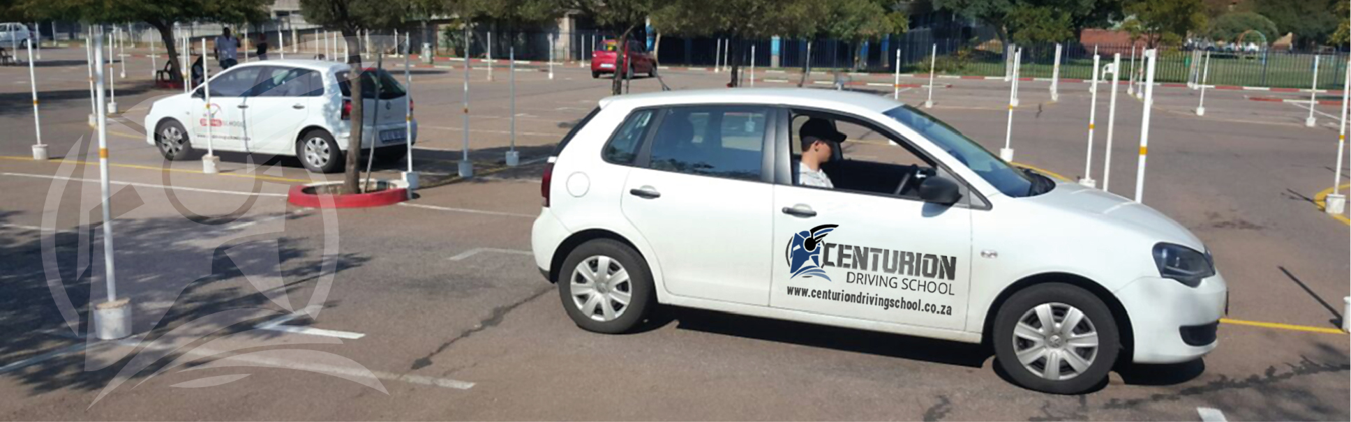 Centurion Driving School training vehicle on road